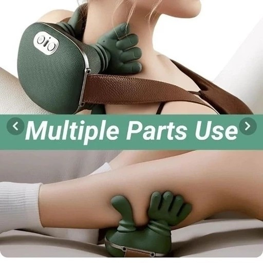 ماساژور گردن و شانه اصلی طرح دست سیلیکونی جدید قیمت عالی