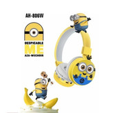 هدست هدفون مینیون ها Minions AH-806W کیفیت عالی عالی