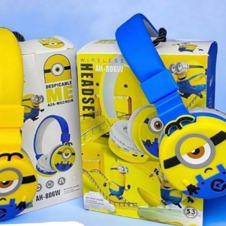 هدفون هدست مینیون ها مدلMinions AH-806W قیمت عالی