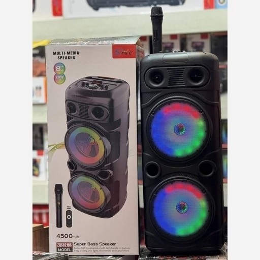 اسپیکر بلوتوثی ZQS 8210S قابل حمل شارژی بهمراه میکروفون و کنترل