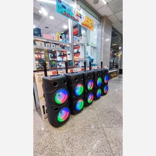 اسپیکر بلوتوثی شارژی قابل حمل ZQS 8210S اصلی بهمراه کنترل و میکروفون قیمت عالی