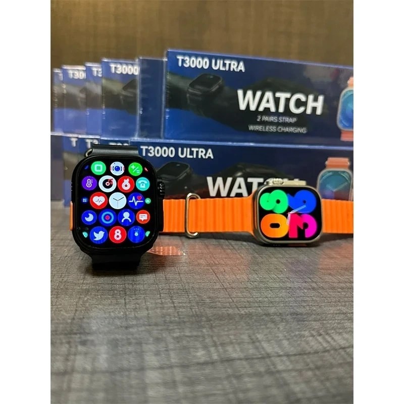 ساعت هوشمند T3000 ultra3 بهمراه 2 عدد بند قیمت عالی