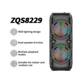 اسپیکر شارژی ZQS8229 بلوتوثی اصلی دارای رقص نور و کیفیت صدای عالی