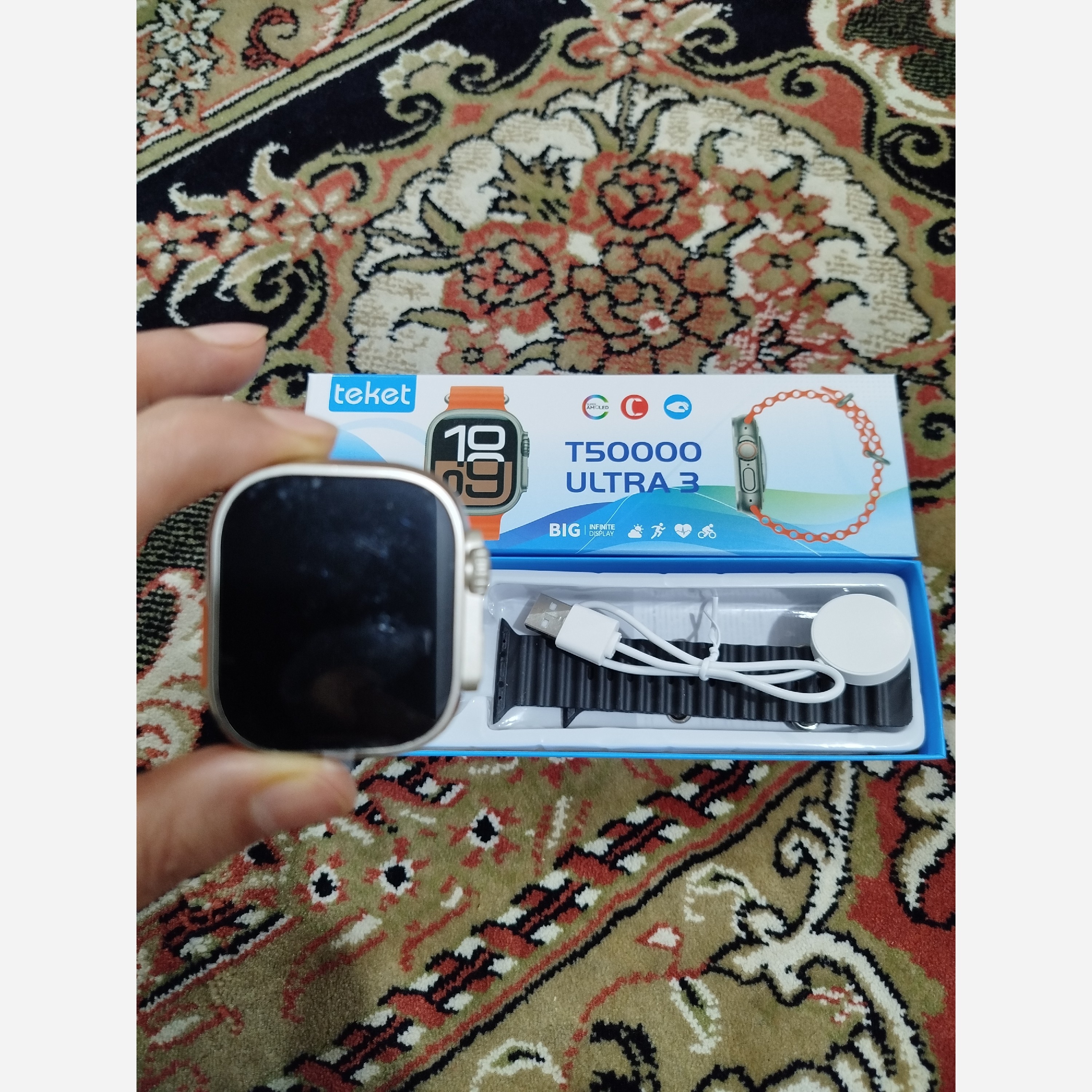 ساعت هوشمند T50 هزار ultra 3 اصلی قیمت عالی