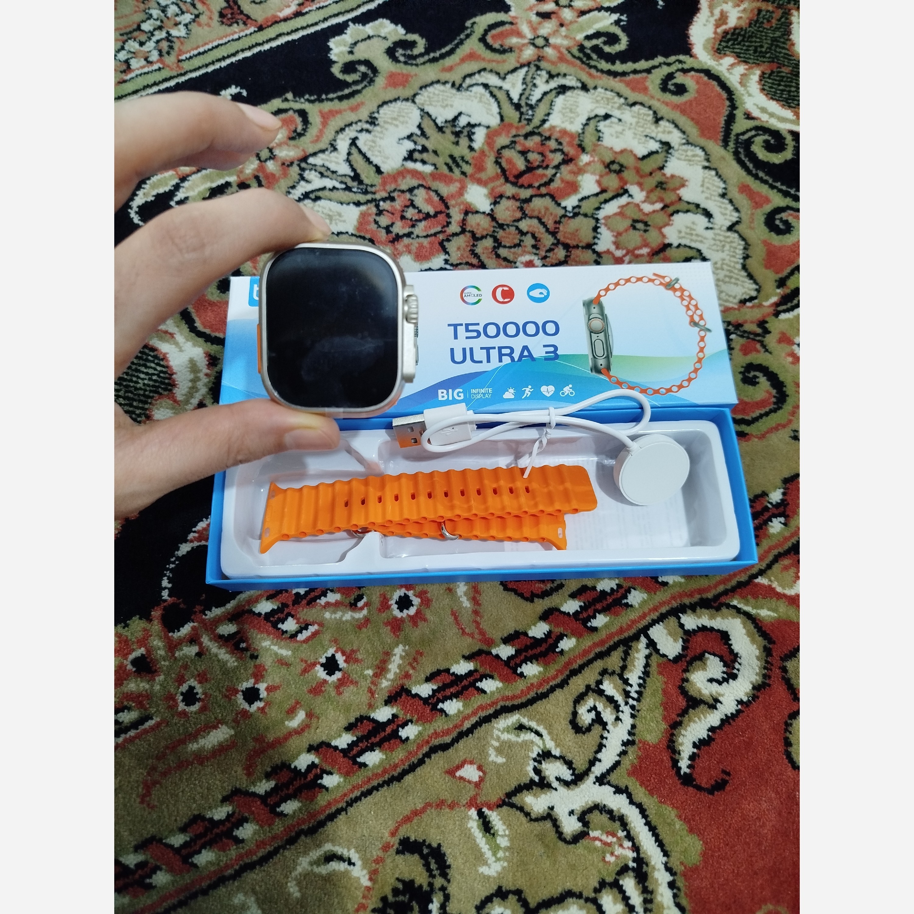 ساعت هوشمند T50 هزار ultra 3 اصلی قیمت عالی