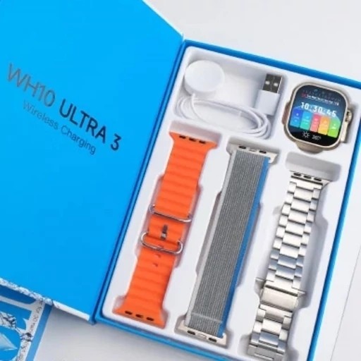 ساعت هوشمند تلزیل مدل WH10 ULTRA 3 ضدآب صفحه نمایش آمولد جدید کیفیت عالی