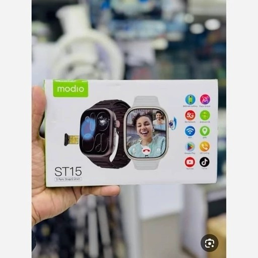 ساعت هوشمند سیم کارت خور دوربین دار modio st15 5G اصلی با 64 گیگ حافظه
