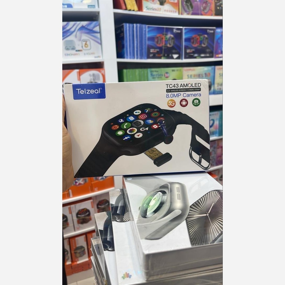 ساعت هوشمند سیمکارت خور Telzeal مدل TC43 AMOLED با دوربین مخفی ریجستری کیفیت عالی