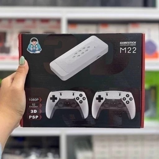 گیم استیک کنسول بازی M22 اصلی طرح ps5 با 15 هزار بازی قیمت عالی