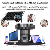 دوربین بی سیم سیم کارت خور خورشیدی 8 مگاپیکسل 3 تصویر2 لنز مدلp3-8f اورجینال قیمت عالی