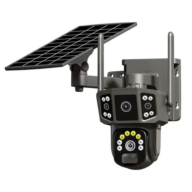 دوربین بی سیم سیم کارت خور خورشیدی 8 مگاپیکسل 3 تصویر2 لنز مدلp3-8f اورجینال قیمت عالی