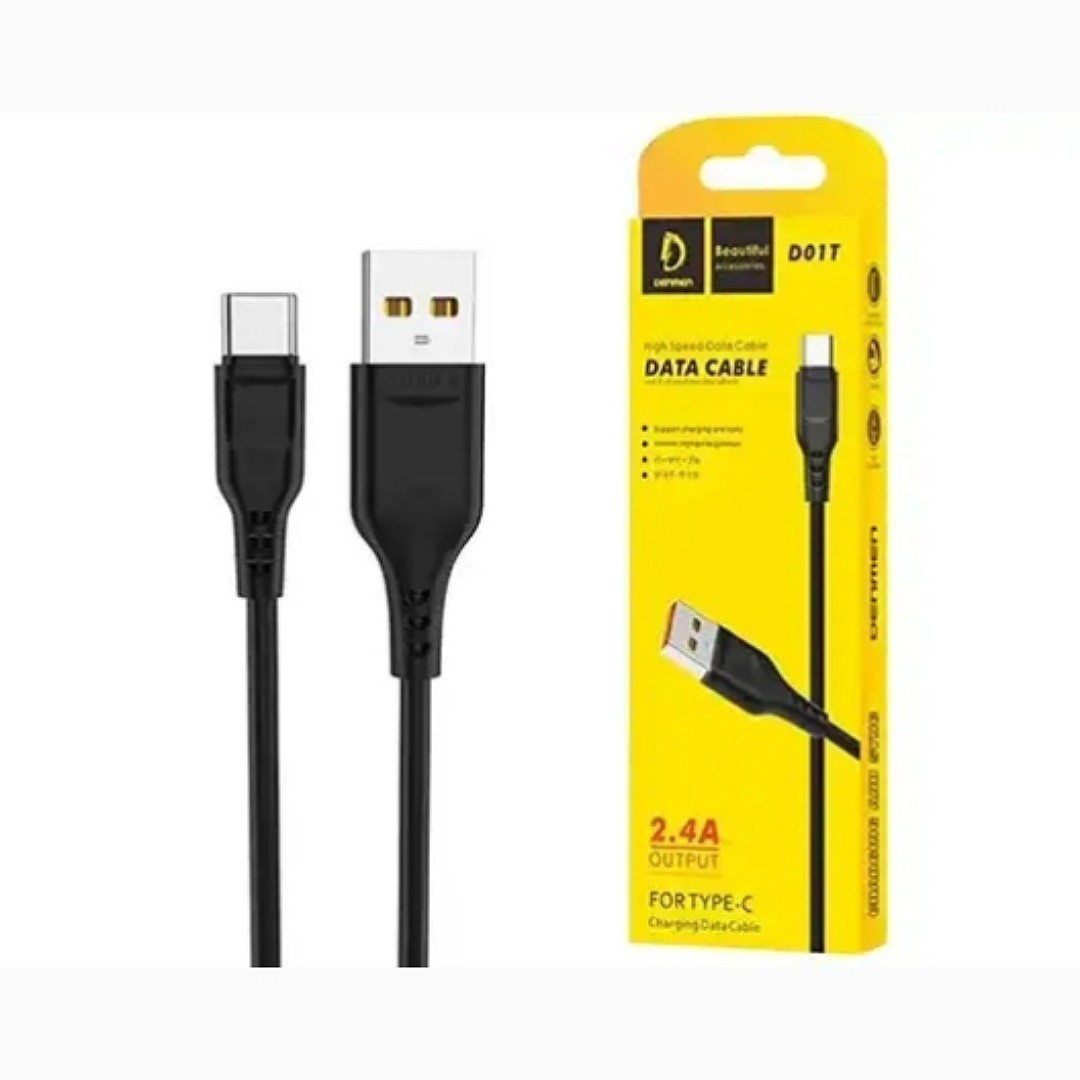 کابل فست شارژ برند دنمن مدل D01t مخصوص تایپ سی کیفیت عالی