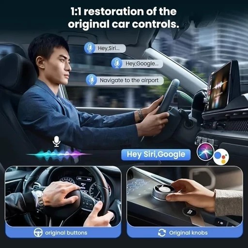 دانگل وایرلس کارپلی و اندروید اتو کارلینکیت مدل Carlinkit Mini Ultra کیفیت عالی