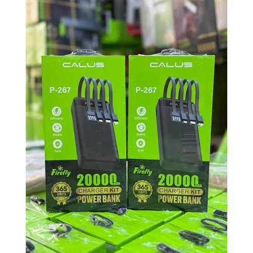 پاوربانک شارژر همراه 20 هزار میلی آمپر اصلی کالوس مدل calus p267 کیفیت عالی