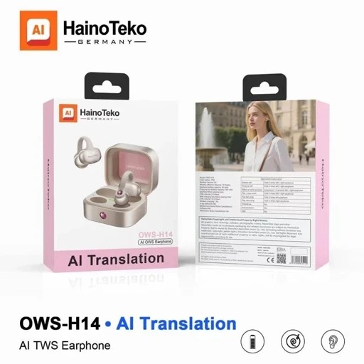 هندزفری بلوتوث زنانه ایرپاد لاله گوش haino teko OWS H14 اصلی قیمت عالی