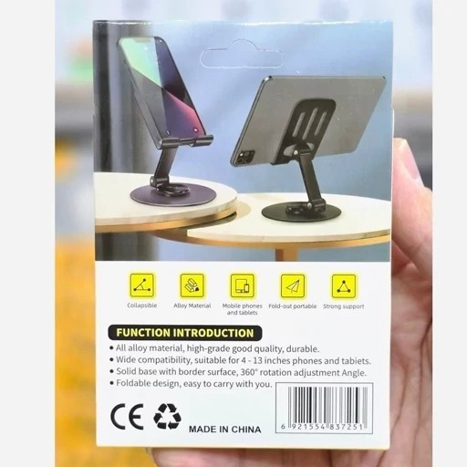 استند هولدر رومیزی فلزی موبایل و تبلت کرفتس منشیپ مدل ZM-0113H جدید