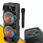 اسپیکر بلوتوثی ZQS 8210 شارژی قابل حمل بهمراه میکروفون و کنترل کیفیت عالی