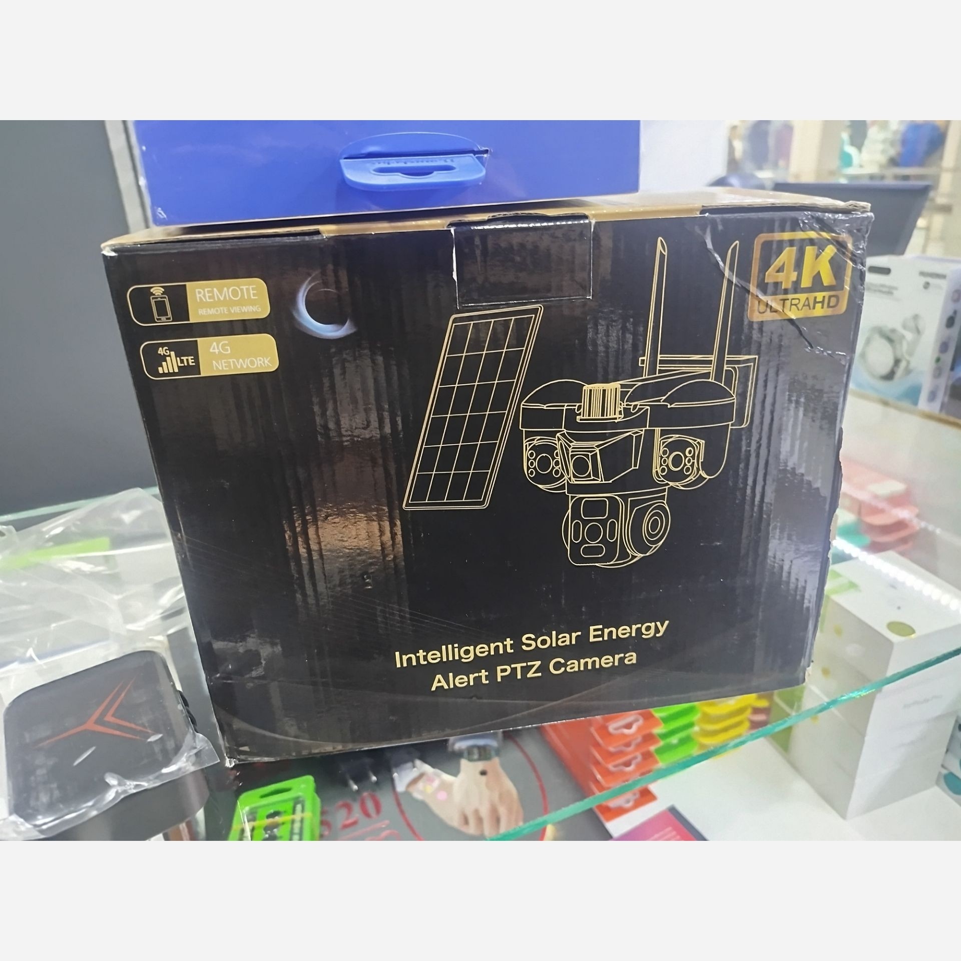 دوربین سیمکارت خور بی سیم 3 لنز v380 pro مدل X3 رم خور قیمت عالی