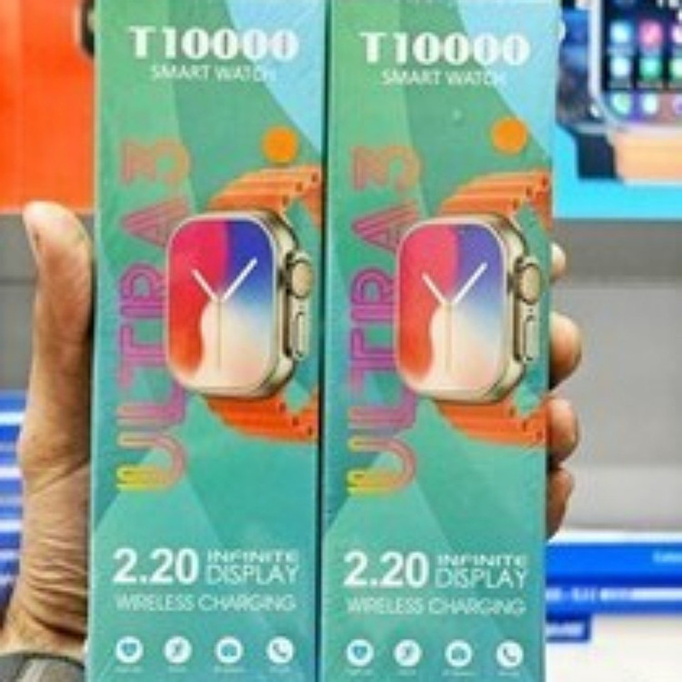 ساعت هوشمند t10000 ultra 3 بهمراه دو عدد بند قیمت عالی