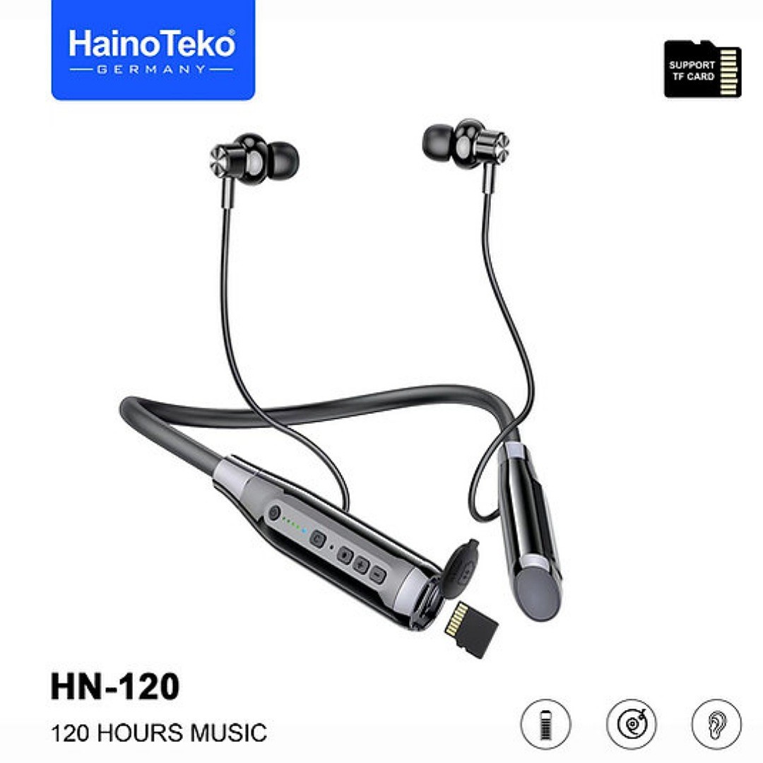 هندزفری بلوتوث گردنی هاینوتکو haino teko HN120 رم خور