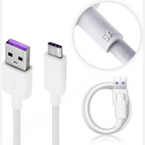 کابل شارژ تایپ سی Type C پورت بنفش شارژ سریع 5 آمپر 1.5 متر هم گوشی شیامی و هم سامسونگ