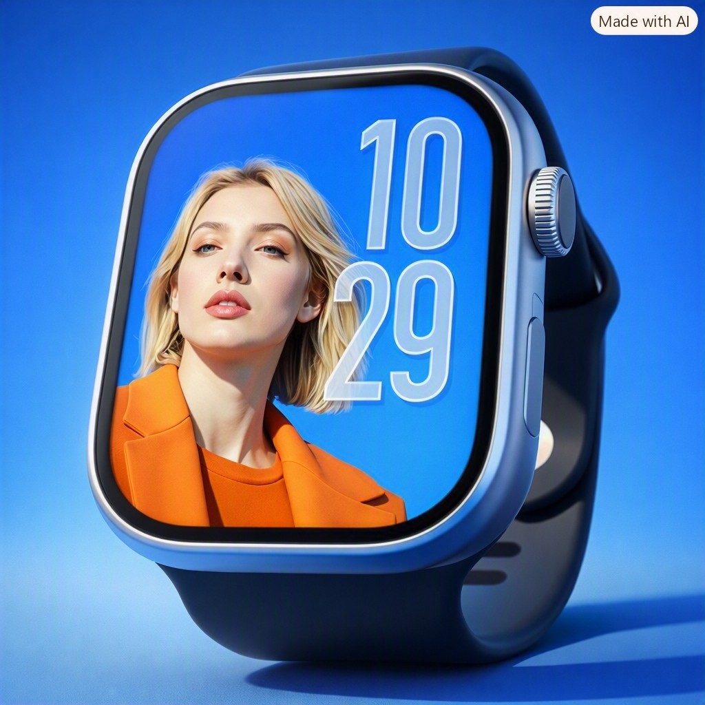 ساعت هوشمند MAIXINN MAX 431 سری 11 دارای صفحه AMOLED با هفت بند سیلیکونی تمام صفحه 46 میلیمتری