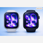 ساعت هوشمند MAIXINN MAX 431 سری 11 دارای صفحه AMOLED با هفت بند سیلیکونی تمام صفحه 46 میلیمتری