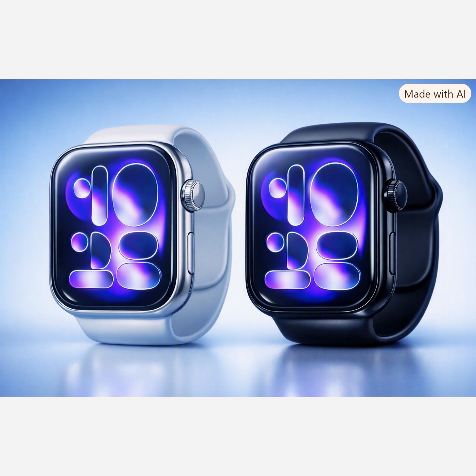 ساعت هوشمند MAIXINN MAX 430 سری 11 دارای صفحه AMOLED با هفت بند سیلیکونی تمام صفحه 46 میلیمتری