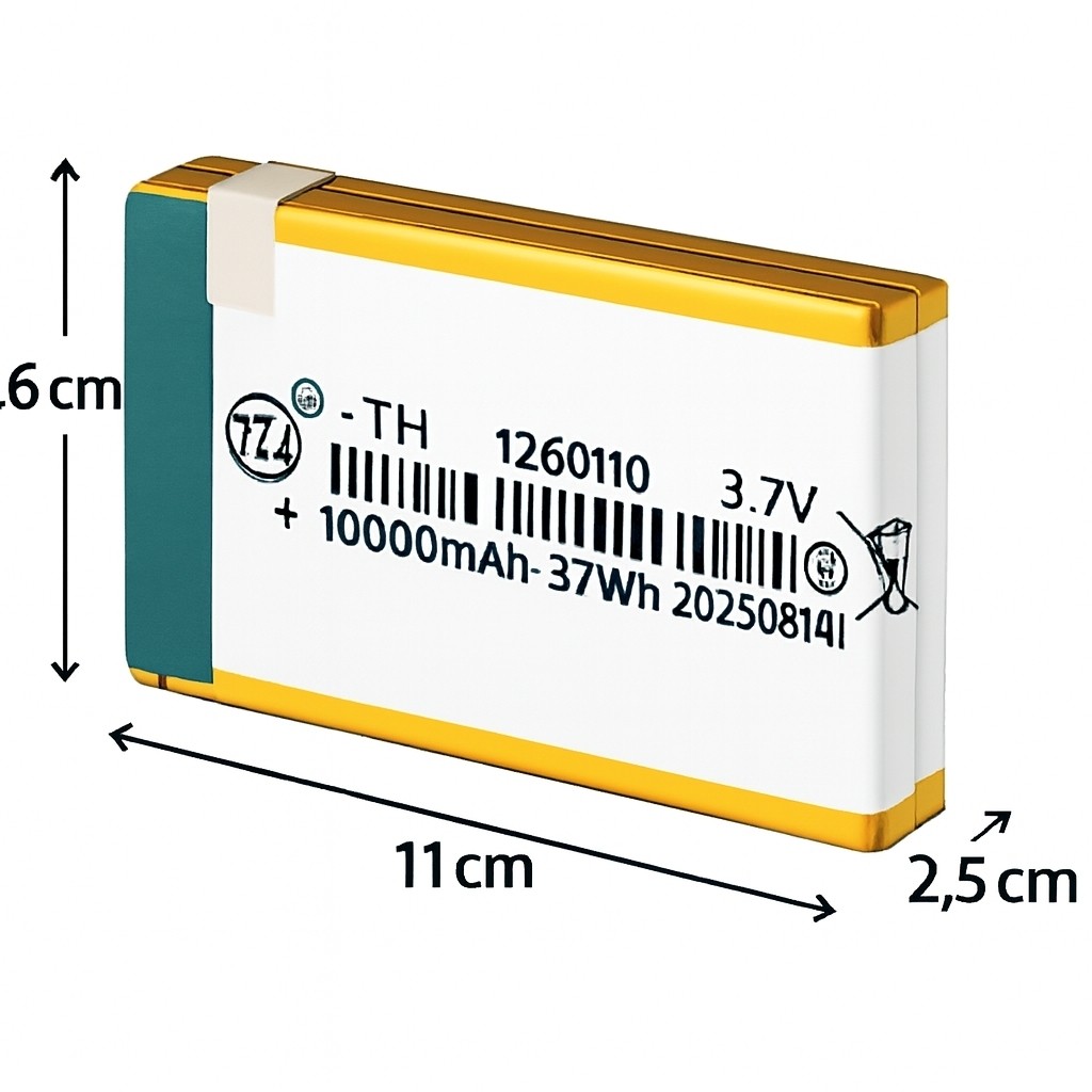 باتری لیتیوم پلیمری پاوربانک با کاربردهای متنوع با ظرفیت 20000mAh(دو عدد 10000)و ولتاژ 3.7