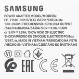 شارژر اصلی 15 وات سامسونگ SAMSUNG خروجی تایپ سی آداپتور کلگی سری