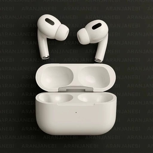 ساعت هوشمند KW55 MAX دارای ایرپاد و هفت بند سیلیکونی رنگارنگ رنگ ساعت مشکی