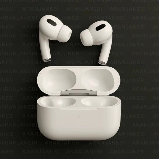 ساعت هوشمند KW55 MAX دارای ایرپاد و هفت بند سیلیکونی رنگارنگ رنگ ساعت مشکی