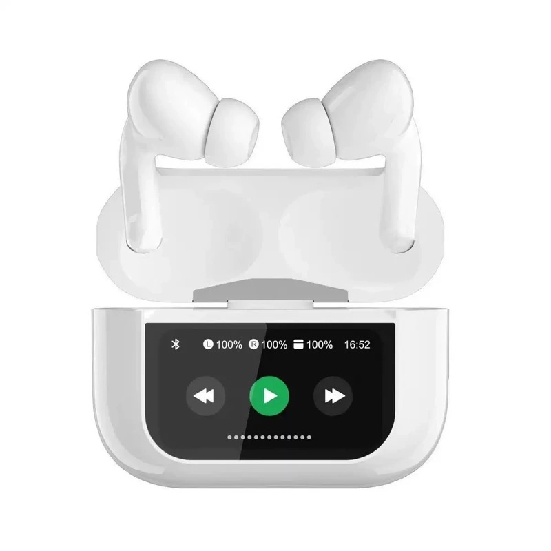 ایرپاد مانیتوردار A9 Pro ، صفحه لمسی رنگی، بلوتوث 5.4 ، نویزگیر فعال ANC ، اورجینال ( A9pro )