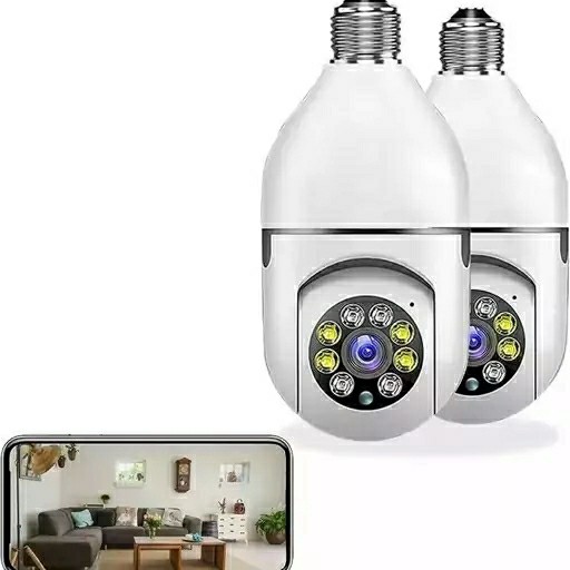 دوربین لامپی E27 PRO بارکد دار ( بسیار با کیفیت سیم کارتی خور و وای فای