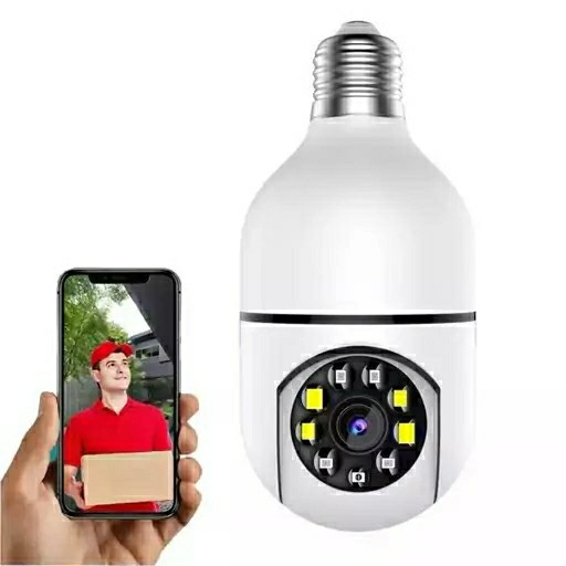 دوربین لامپی E27 PRO بارکد دار ( بسیار با کیفیت سیم کارتی خور و وای فای