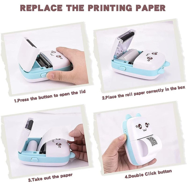 مینی پرینتر حرارتی قابل حمل ا Mini Printer ( بسیار با کیفیت)