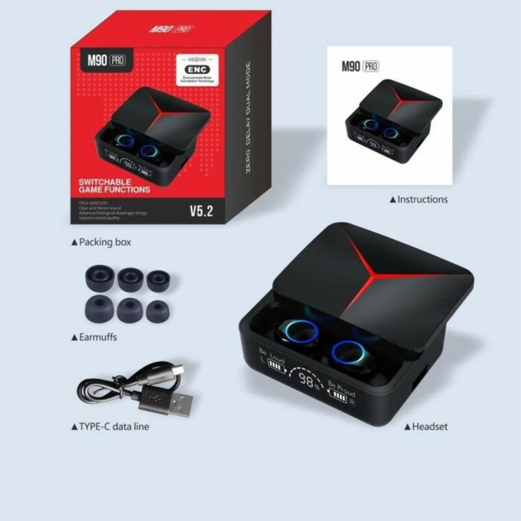 ایرپاد بلوتوثی m90 pro نو پلم اصلی