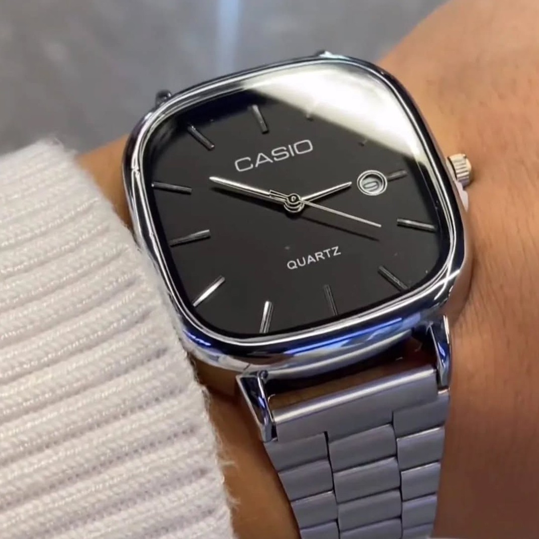 ساعت مچی مردانه بند استیل کلاسیک کاسیو اولدمانی Casio