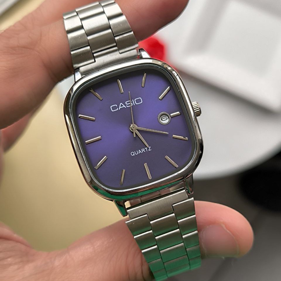 ساعت مچی مردانه بند استیل کلاسیک کاسیو اولدمانی Casio