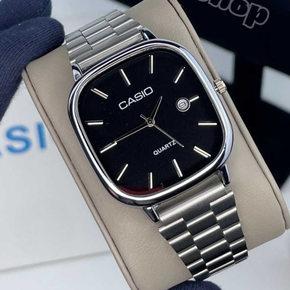 ساعت مچی مردانه بند استیل کلاسیک کاسیو اولدمانی Casio