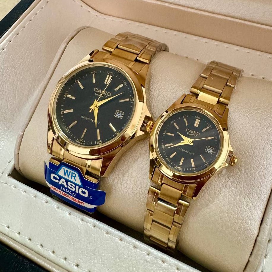 ساعت مچی ست و تک زنانه مردانه کاسیو دارای رنگبندی Casio