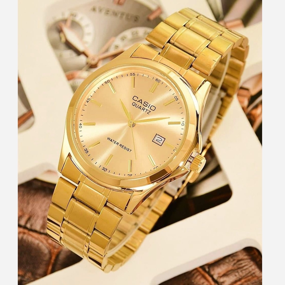 ساعت مچی ست و تک زنانه مردانه کاسیو دارای رنگبندی Casio