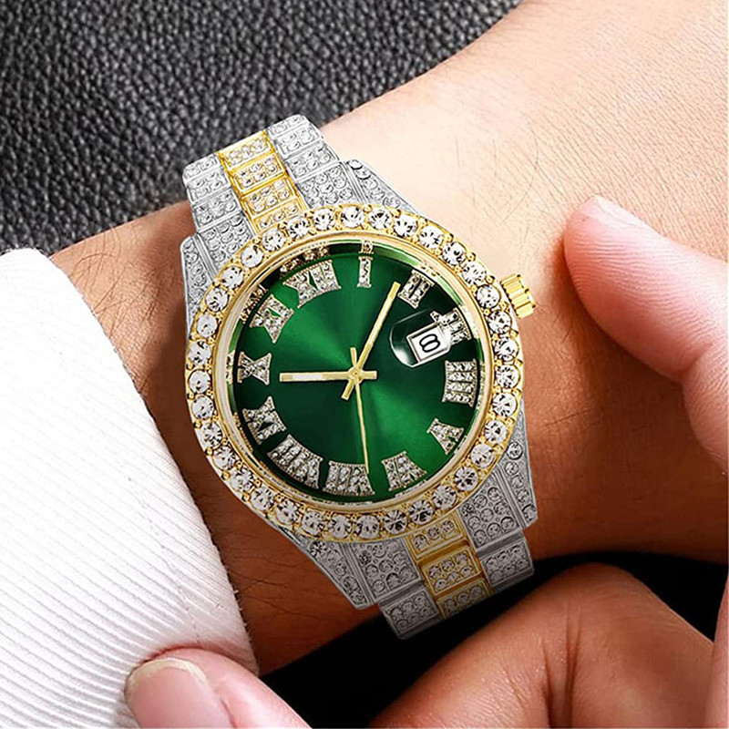 ساعت مچی عقربهای مردانه مدل لوکس کد green1