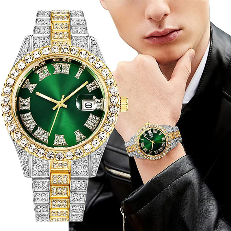 ساعت مچی عقربهای مردانه مدل لوکس کد green1