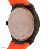 ساعت مچی عقربهای کوارتز مردانه مدل اسپرت صفحه رینگ چرخان بند رابر کد 1.1