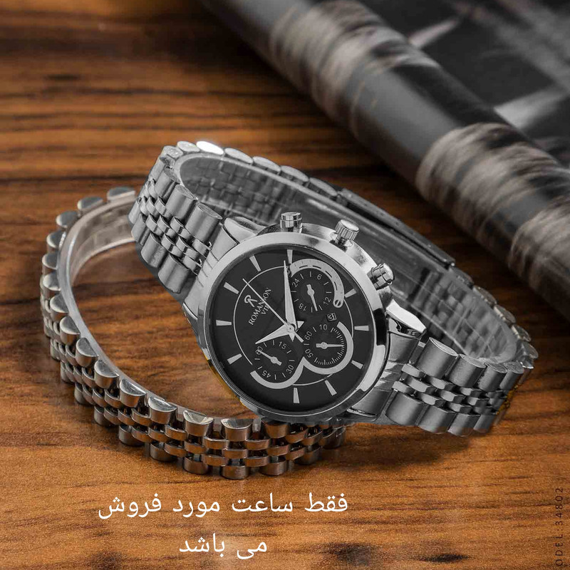 ساعت مچی عقربه ای زنانه مدل تک موتوره بند فلزی کد 2