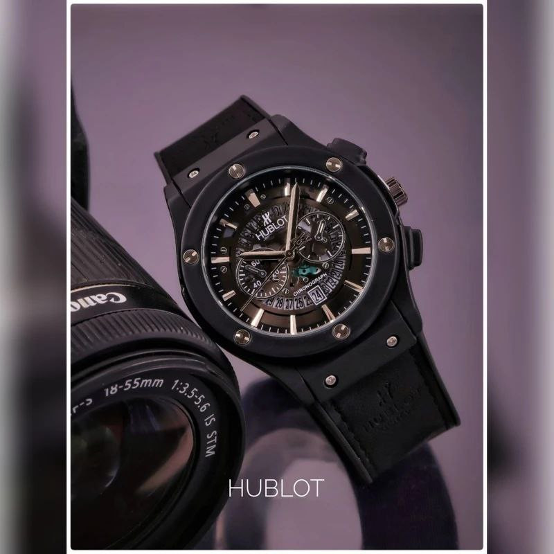 ست ساعت مچی عقربه ای زنانه و مردانه مدل اسکلتون بیگ بنگ M10n