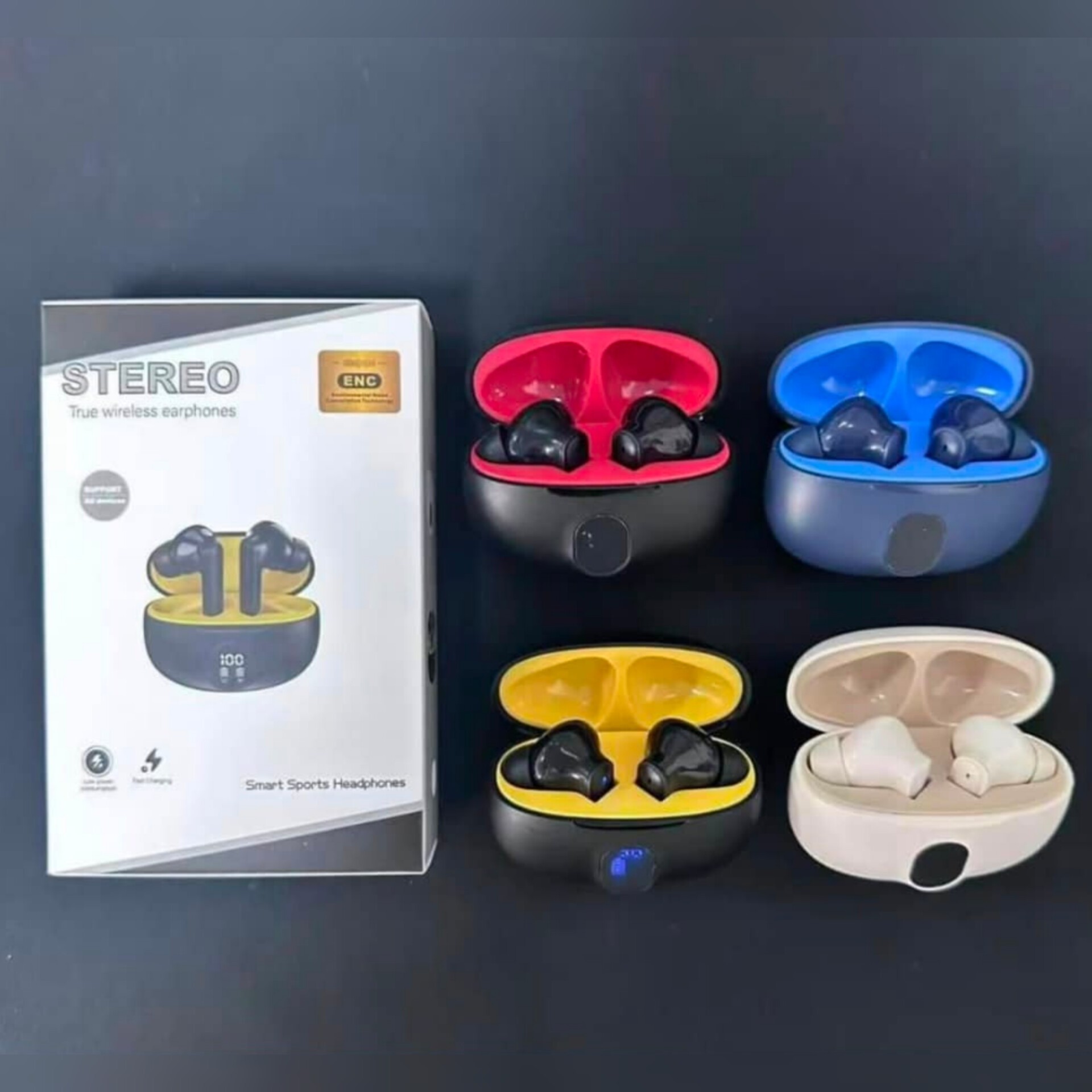 ایرپاد STEREO پرو ورژن 2026 نویز کنسلینگ لمسی صحفه نمایش دار ورژن 5/3 ارسال فوری