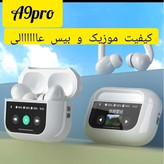 ایرپاد پرو ANC/ENC مانیتور دار ضدآب گیمینگ بیس بالا لمسی