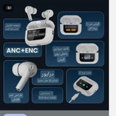 ایرپاد پرو ANC/ENC مانیتور دار ضدآب گیمینگ بیس بالا لمسی